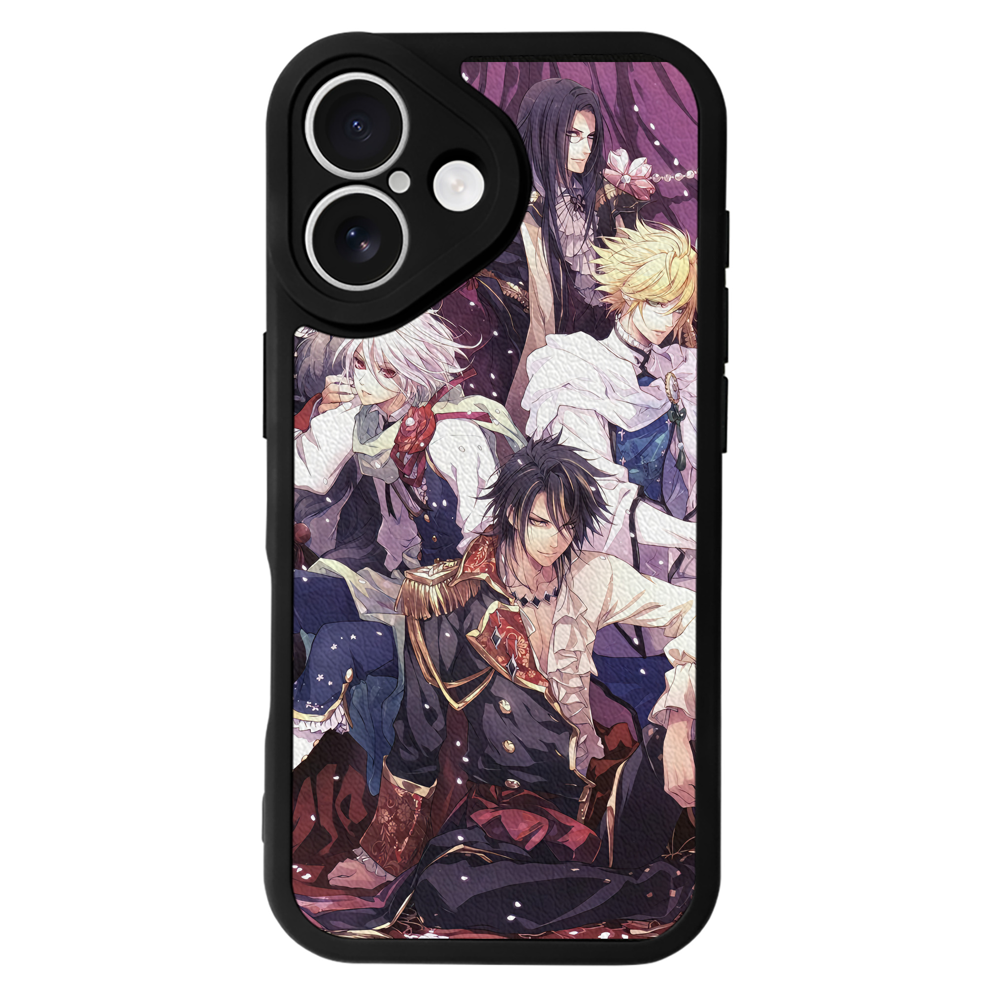 （画像用） 刀剣乱舞 Touken Ranbu 【iPhone 16シリーズ対応】シリコンスマホケース（レザー調） 材質：シリコン